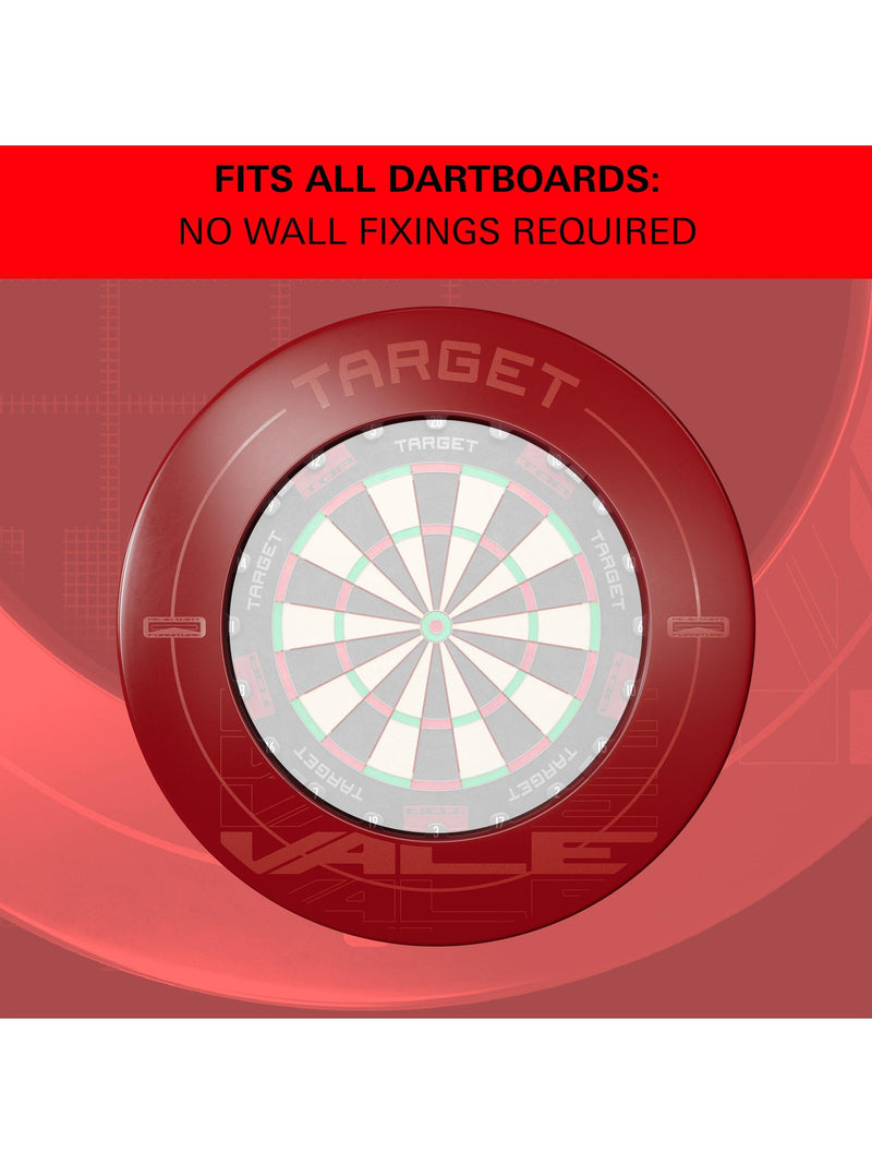 Target Darts Vale dartboard surround Red, UK version