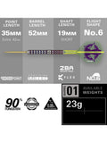 Target Darts Luke Littler World Champion darts 23g, imported from the UK