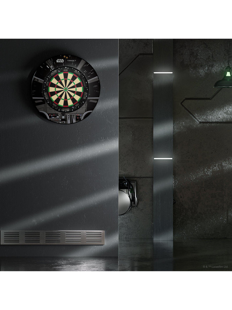Target Darts Star Wars dartboard bundle with Millennium Falcon surround, UK version
