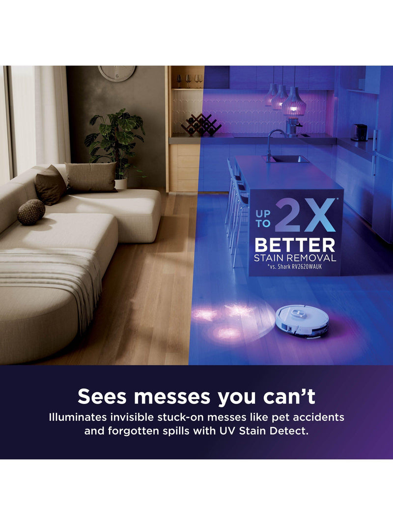Shark robot vacuum UV Reveal 2-in-1 - British product