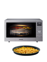 John Lewis Panasonic NN-CD58RSBPQ Freestanding Microwave, Airfry, Convection & Grill, 27L, Stainless Steel- Buy online at McGrocer
