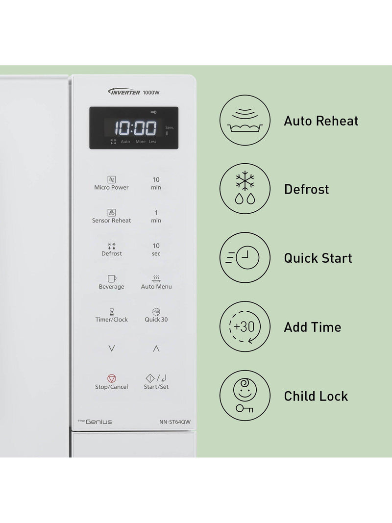 Panasonic NN-ST68QSBPQ 32L microwave (British brand)