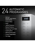 Panasonic white freestanding microwave 32L (British brand)