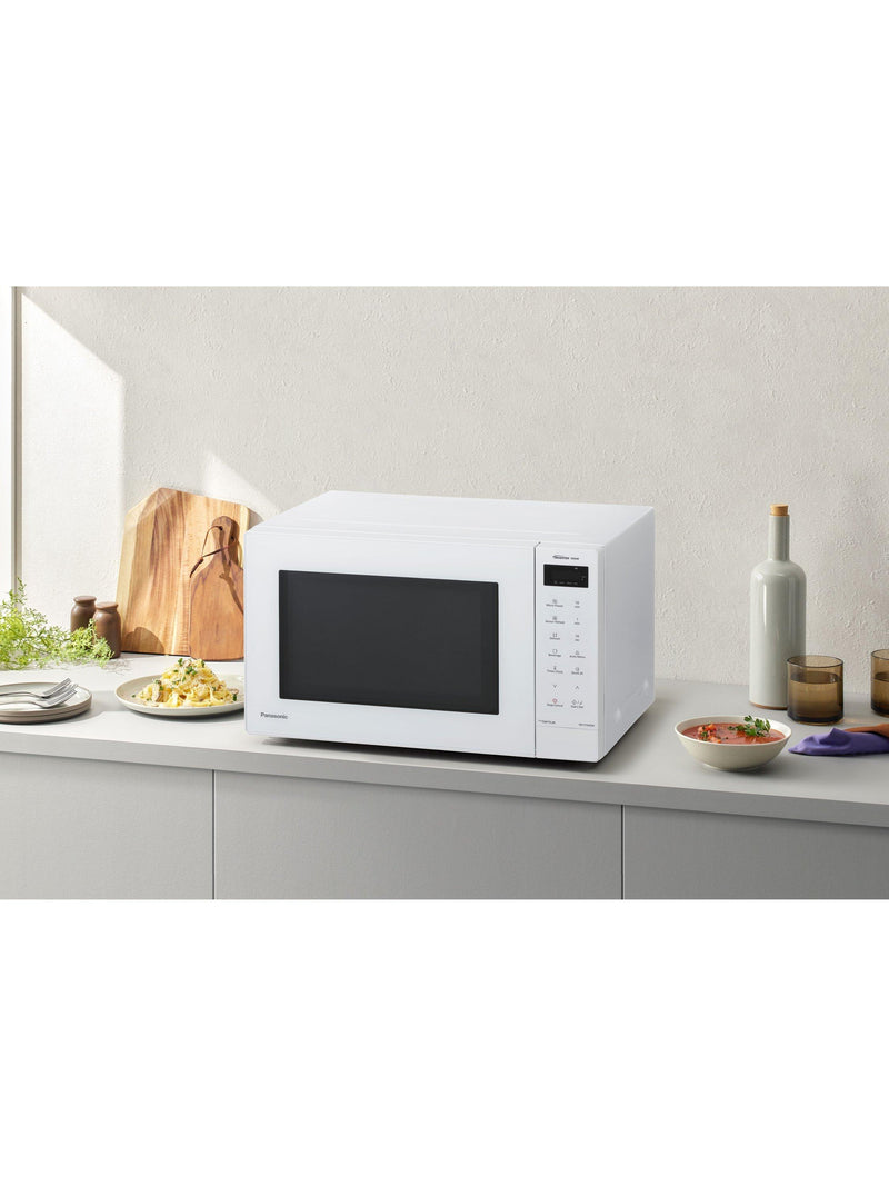 Panasonic white freestanding microwave 32L (British brand)
