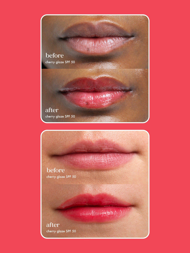 Hello Sunday tinted lip balm SPF 50 15ml Cherry Glaze (British brand)