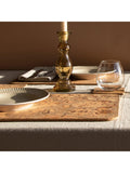 LIGA natural cork placemats set of 4 rectangular (British brand)