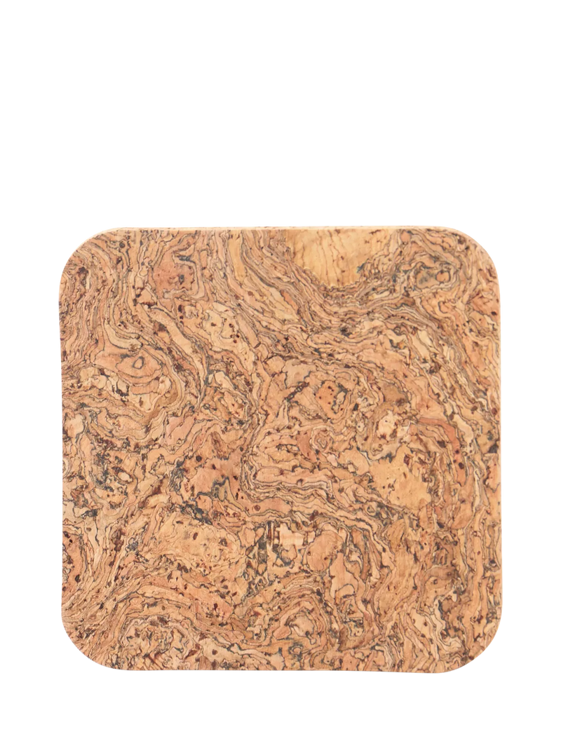 LIGA cork coasters set of 4, natural (British brand)