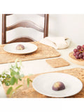 LIGA cork coasters set of 4, natural (British brand)