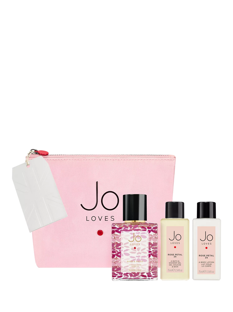 Jo Loves rose gift set travel collection 50ml, imported from the UK