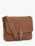 OSPREY LONDON Chocolate Leather Messenger Bag 27x31x7cm - British product