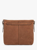 OSPREY LONDON Chocolate Leather Messenger Bag 27x31x7cm - British product