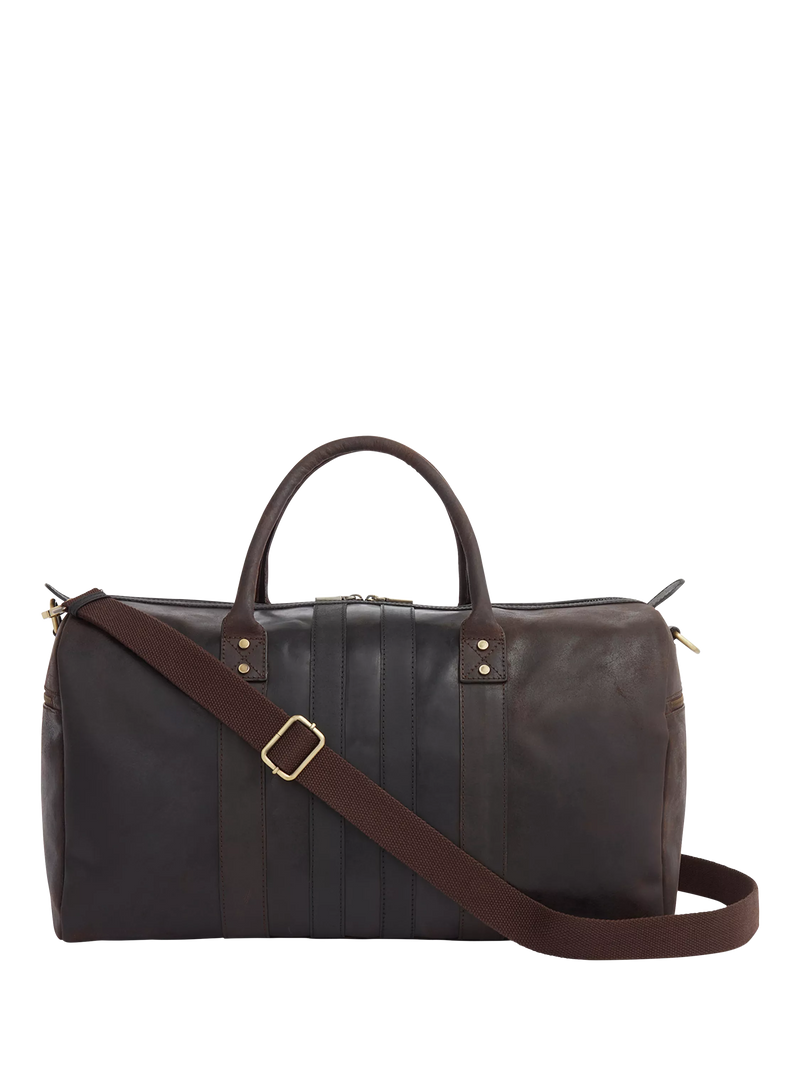 OSPREY LONDON Jenson holdall Chocolate & Black - British product