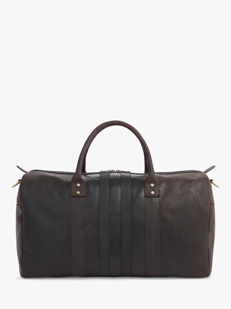 OSPREY LONDON Jenson holdall Chocolate & Black - British product