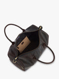OSPREY LONDON Jenson holdall Chocolate & Black - British product