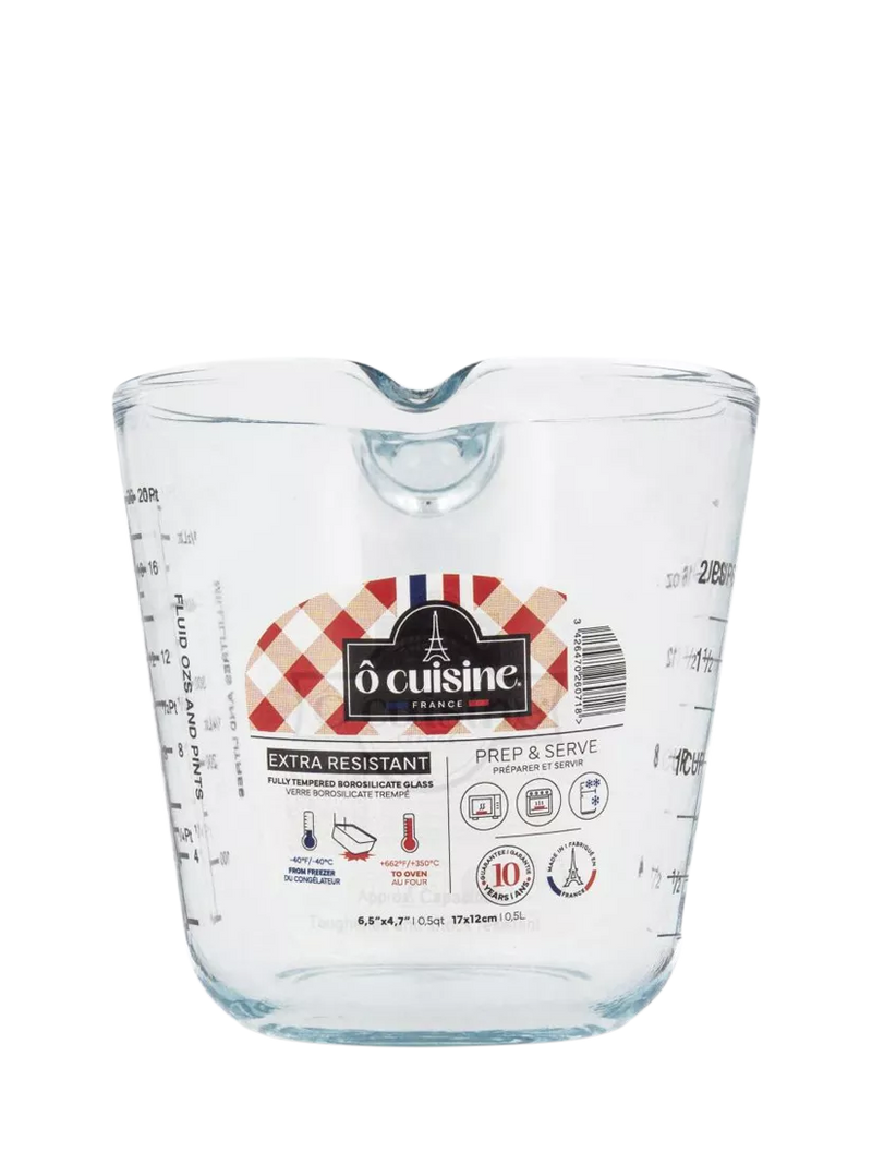 Ôcuisine glass measuring jug clear 500ml (British brand)