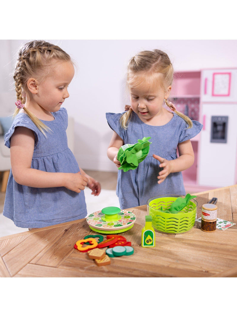 Melissa & Doug salad play set with spinner, imported from the UK