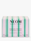 NEOM Wellbeing London Squeeze The Day travel candle 75g, UK version