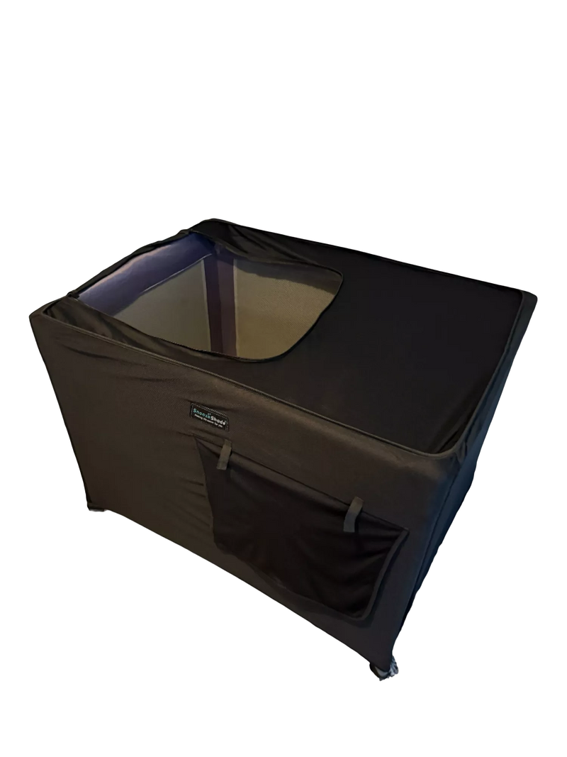 SnoozeShade travel cot shade for baby sleep (British brand)