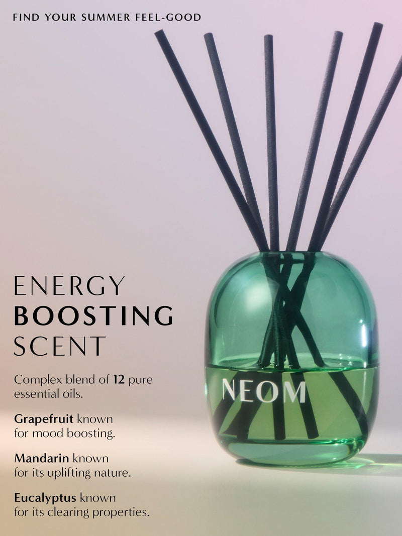 NEOM Wellbeing London Squeeze The Day reed diffuser 100ml - British product