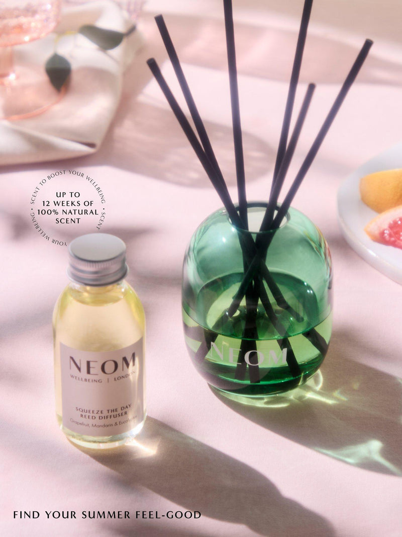 NEOM Wellbeing London Squeeze The Day reed diffuser 100ml - British product
