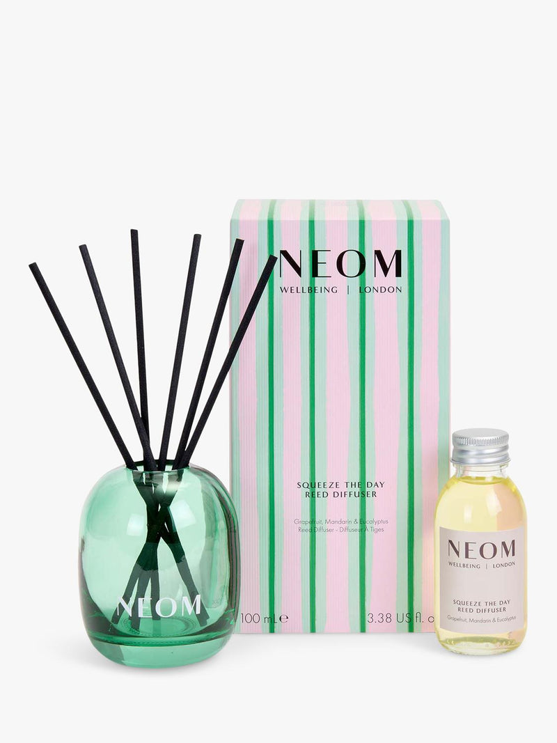 NEOM Wellbeing London Squeeze The Day reed diffuser 100ml - British product