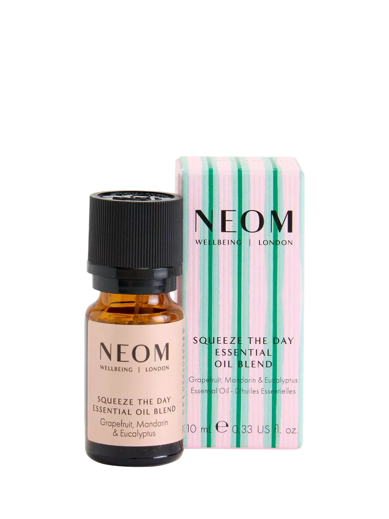 NEOM Wellbeing London Squeeze The Day essential oil blend 10ml, UK version