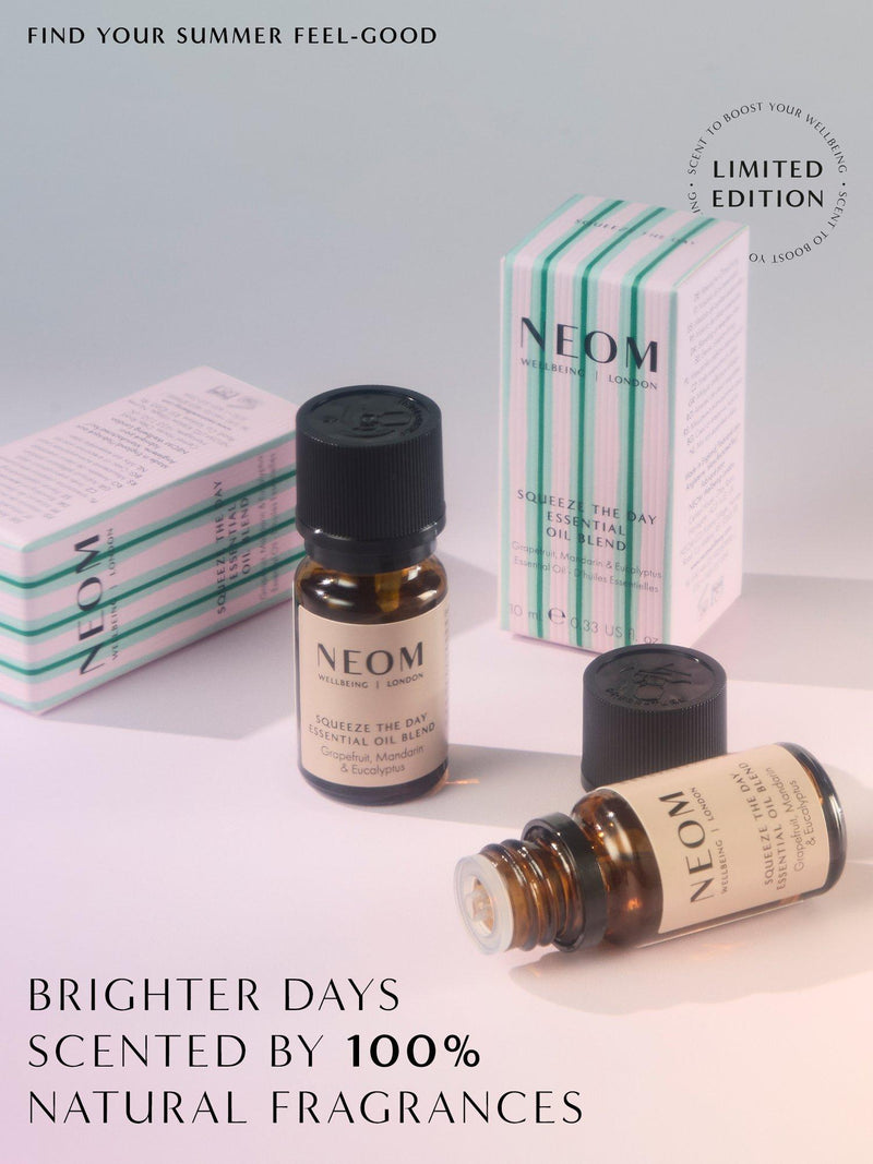 NEOM Wellbeing London Squeeze The Day essential oil blend 10ml, UK version
