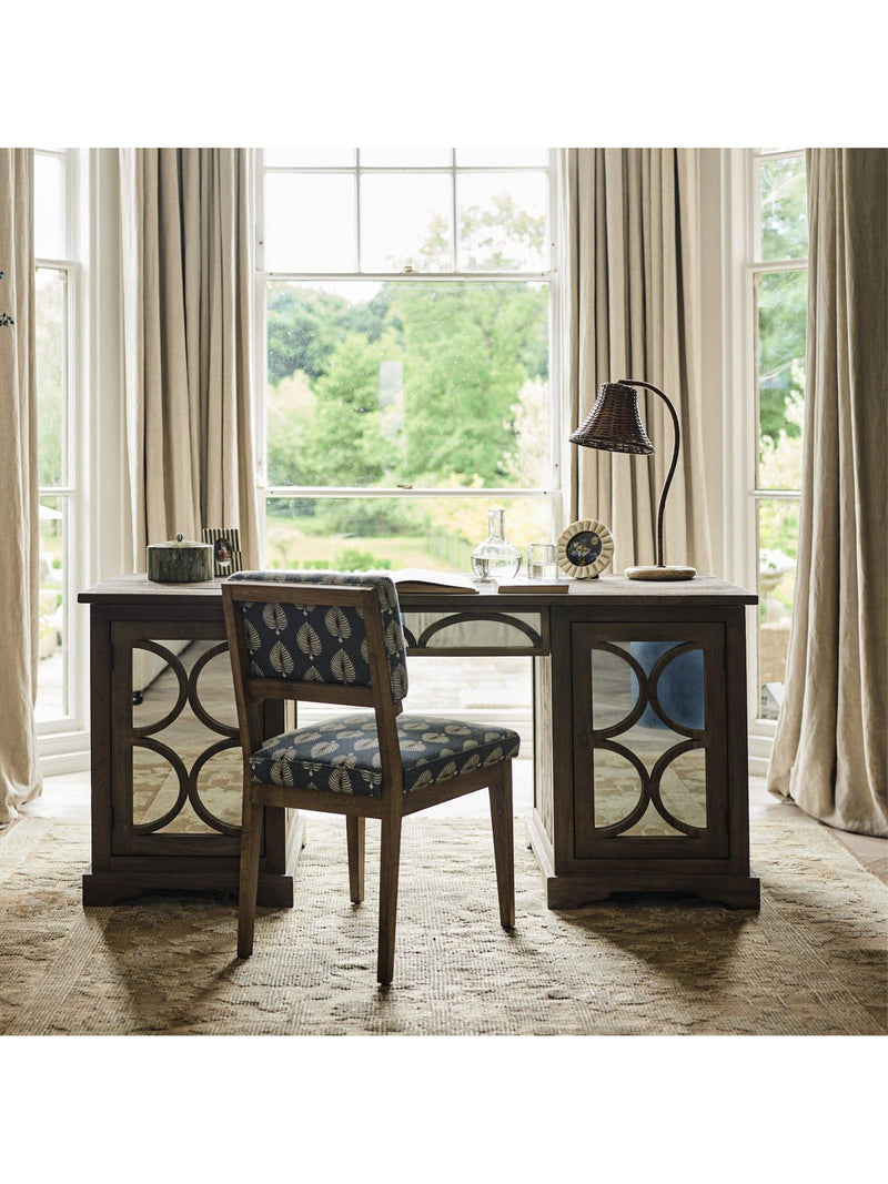 OKA Vincent dining chair Ocellus petrol, imported from the UK