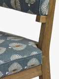 OKA Vincent dining chair Ocellus petrol, imported from the UK