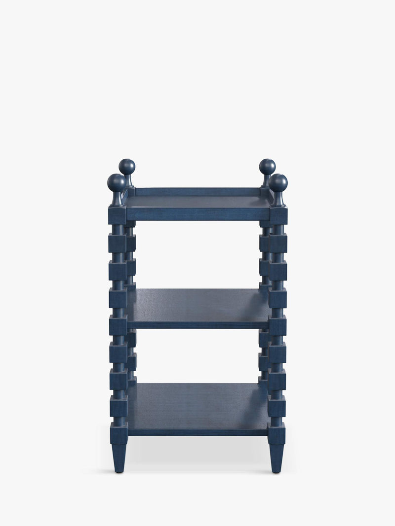 OKA Huxley side table in Pure Indigo (British brand)