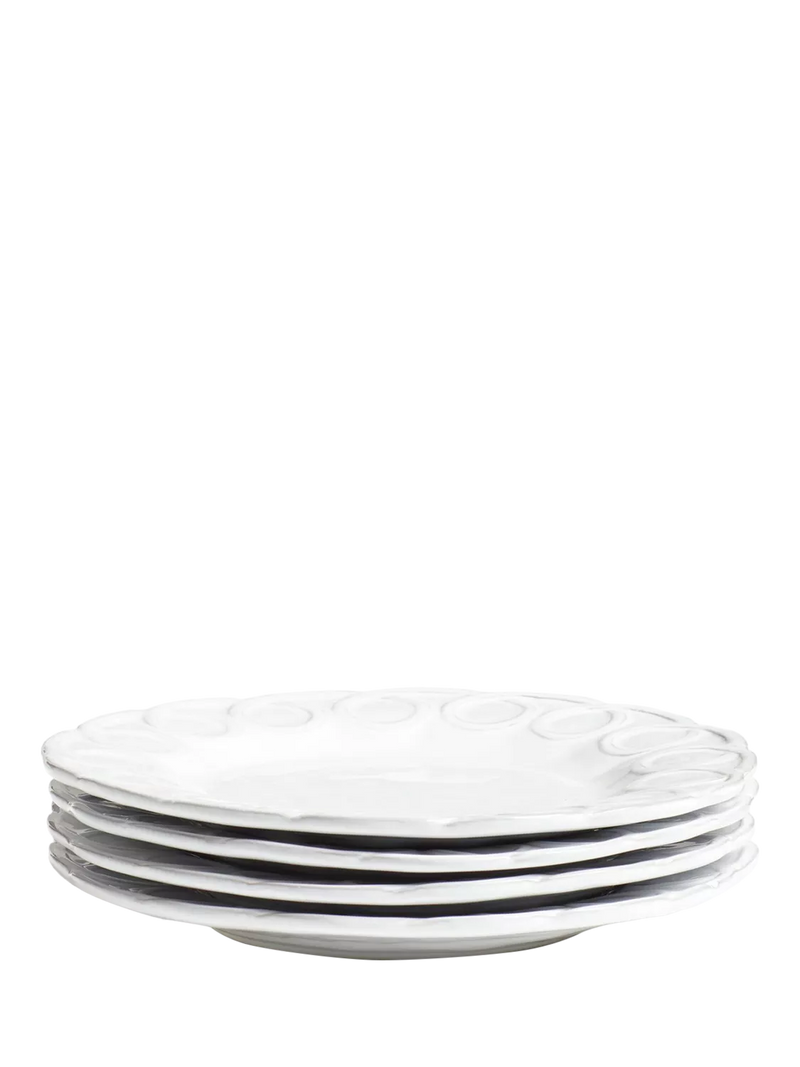 OKA Nephele side plates set of 4 23cm, imported from the UK