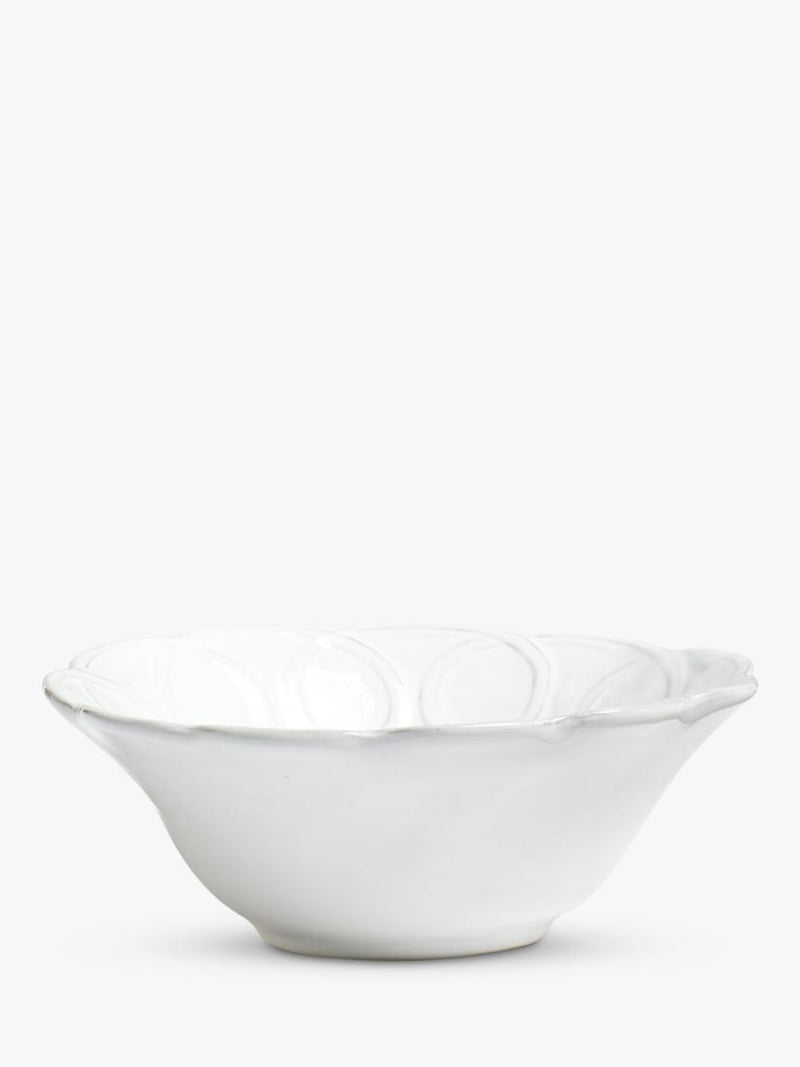 OKA Nephele white cereal bowl set 15cm, imported from the UK