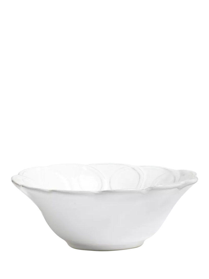OKA Nephele white cereal bowl set 15cm, imported from the UK