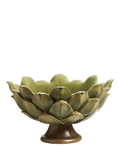 OKA artichoke decorative bowl 30cm green, imported from the UK
