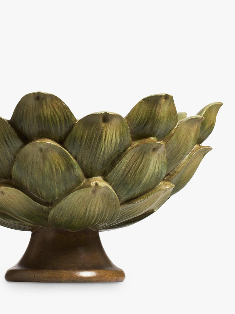 OKA artichoke decorative bowl 30cm green, imported from the UK