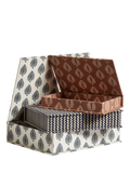 OKA Ocellus box files set of 3 multi, UK version