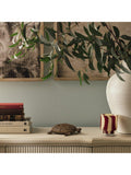 OKA rattan turtle ornament in Vintage Grey - British product