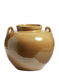 OKA ceramic pot vase mustard 24cm - British product