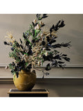 OKA ceramic pot vase mustard 24cm - British product