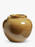OKA ceramic pot vase mustard 24cm - British product