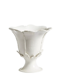 OKA Pampe low footed petal ceramic vase H42cm (British brand)