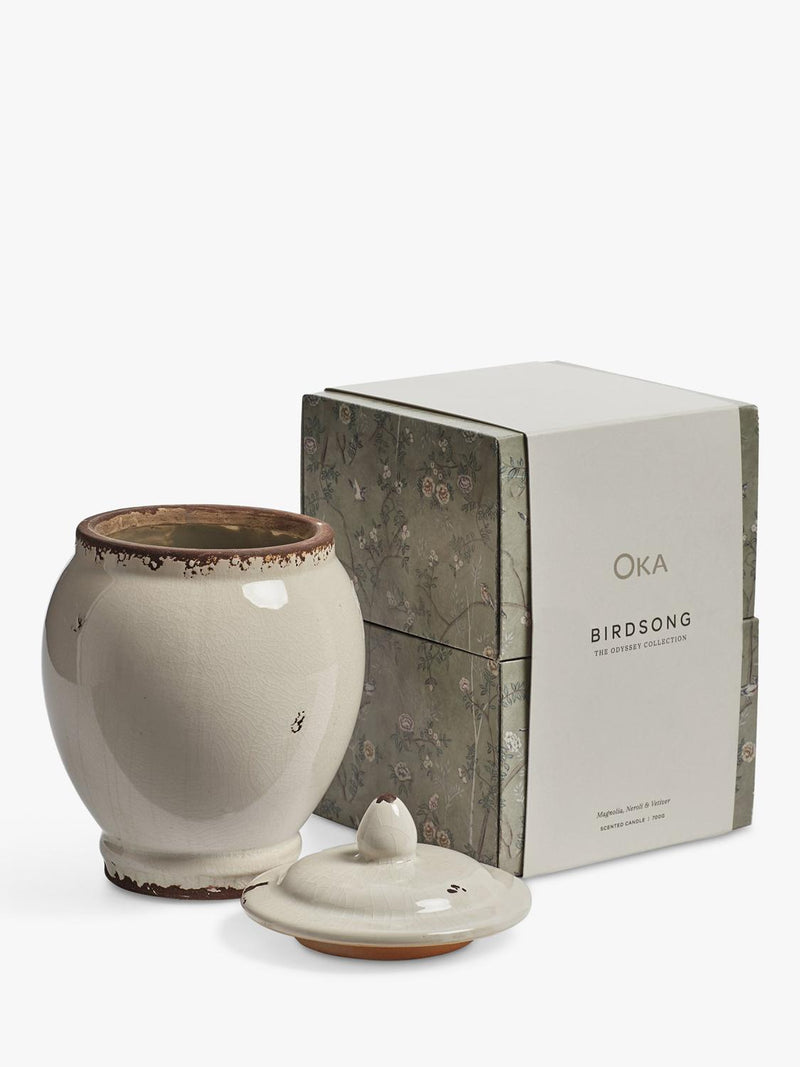 OKA Birdsong scented candle 1.6kg, UK version