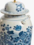 OKA ceramic table lamp base blue (British brand)