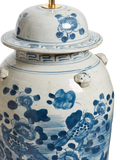 OKA ceramic table lamp base blue (British brand)