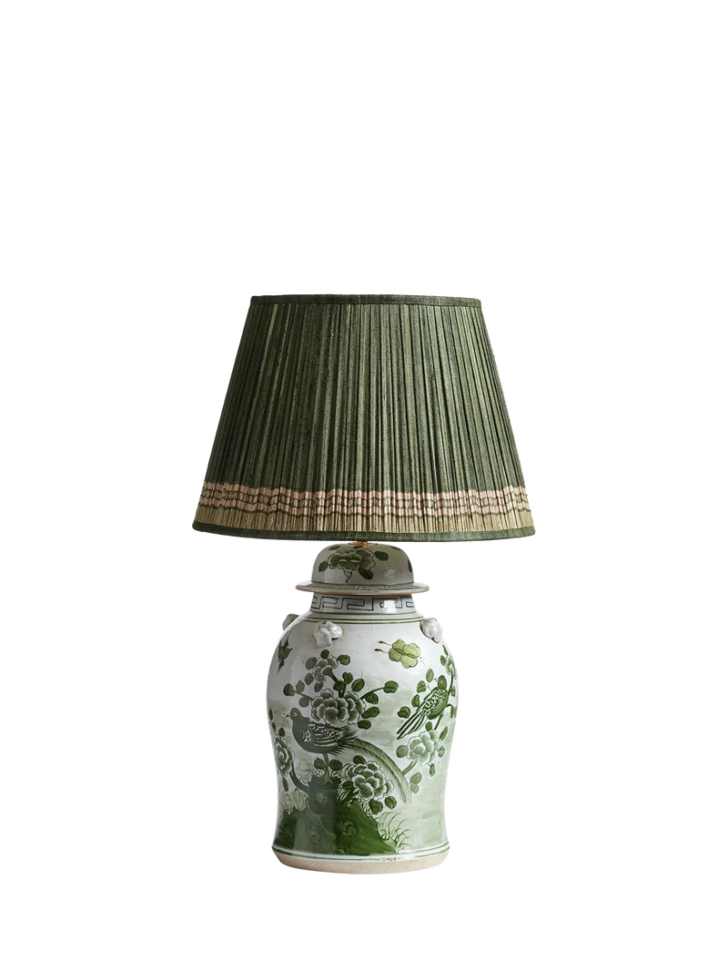 OKA Fenghuang ceramic lamp base jade - British product