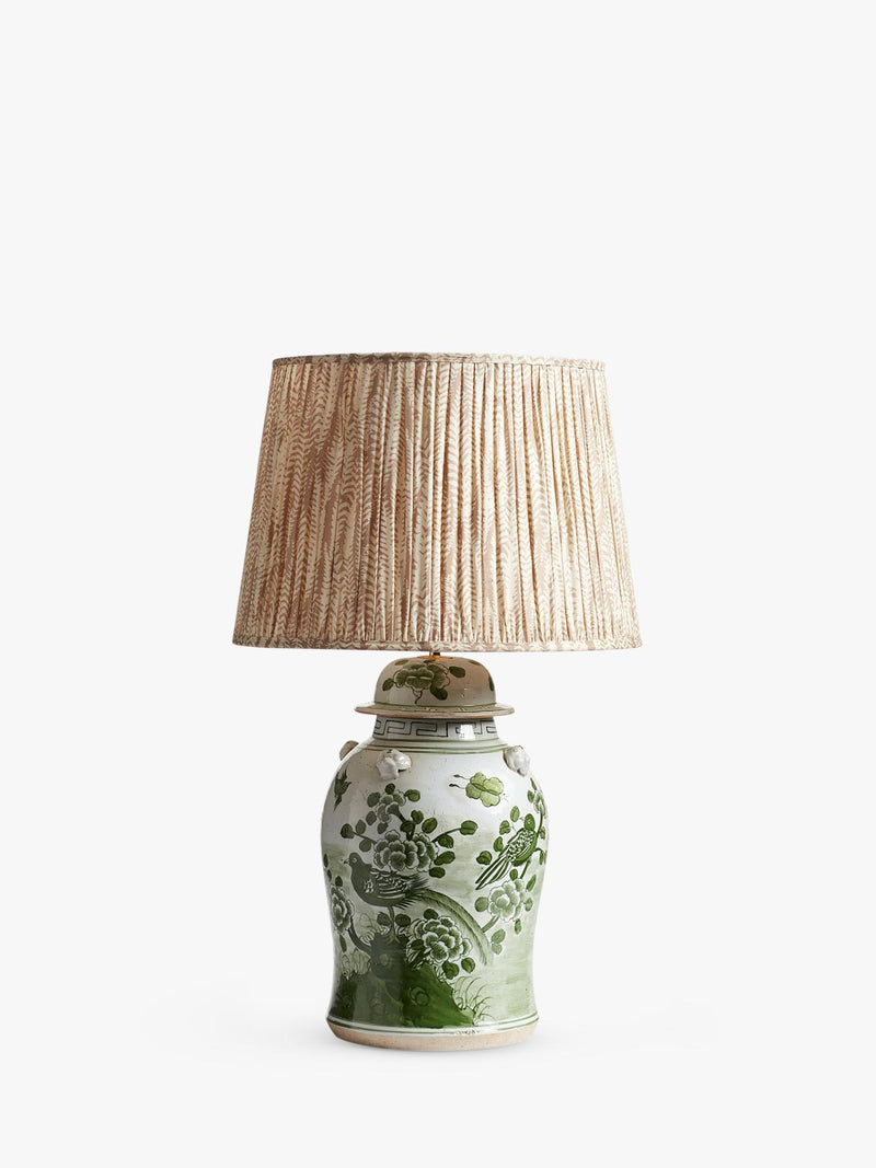 OKA Fenghuang ceramic lamp base jade - British product