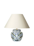 OKA Iznik ceramic urn table lamp base, UK version