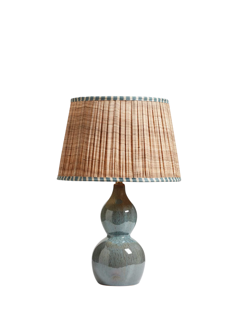 OKA Kalinda ceramic table lamp base in celadon (British brand)