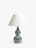 OKA Kalinda ceramic table lamp base in celadon (British brand)