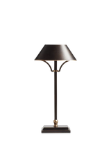 John Lewis OKA Mini Grisewood Rechargeable Portable Table Lamp, Brown- Buy online at McGrocer